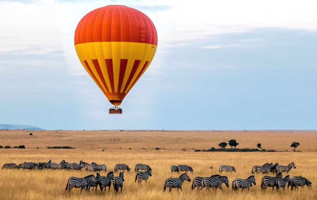 Hot Air Ballooning in the Maasai Mara National Park